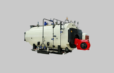 Smoke tube steam boiler